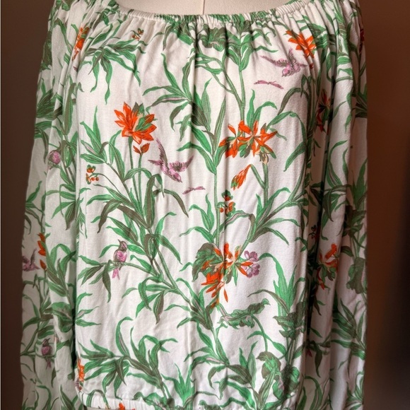 Anthropologie Tops - Anthropologie Floral Off the Shoulder Top